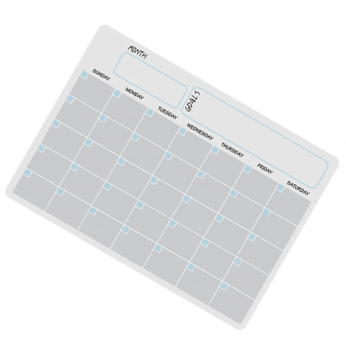 1Ensemble Calendrier Aimanté Multi Usage Tableau Message Pet