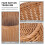 1Pièces Tressée Imiter Rotin Beige Maison 3