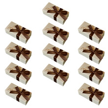 20Pièces Boîtes Cadeaux Papier Beige Boîtes Rangement Bonbons