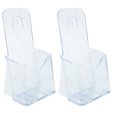 2Pièces Porte-Brochures A6 En Transparent Résistant
