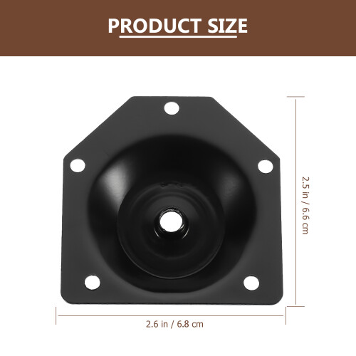 8Pièces Accessoires Plaques Angle 12 Pour Pieds 1