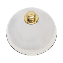 1Pièces Couvercle Steak Cuisine Acier Couleur Argent