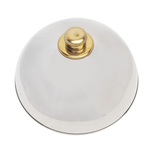1Pièces Couvercle Steak Cuisine Acier Couleur Argent