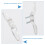 10Pièces Fixations Cordons Rideaux Transparentes Matériel 5