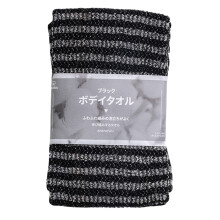 1Pièces Towel De Bain Exfoliant Noir Nylon Usage