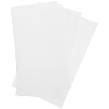 50Pièces Films Thermorétractables Sublimation Pet Blancs Pour