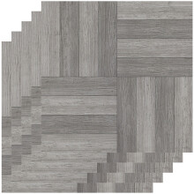 5Pièces Stickers Sol Gris PVC Imperméables Amovibles Décoratifs