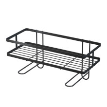 1Ensemble Porte-Objets Salle De Bain Noir Facile À Installer