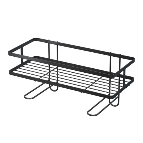 1Ensemble Porte-Objets Salle De Bain Noir Facile À Installer