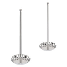2Pièces Moule À Friture Pour Maison Cuisine Argenté