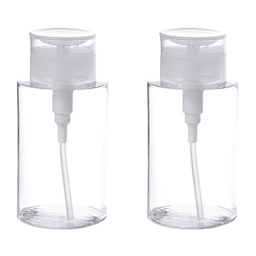 2Pièces Bouteilles De Transparentes Push Down Antiretour