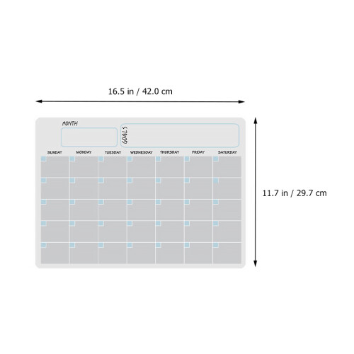 1Ensemble Calendrier Aimanté Multi Usage Tableau Message Pet 1
