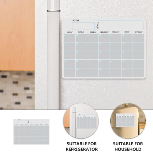 1Ensemble Calendrier Aimanté Multi Usage Tableau Message Pet 2