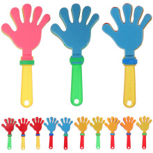 24Pz Rumorosi Hand Clappers ABS Colorati Per Eventi Sportivi E Feste