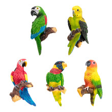 5Pièces Aimants Cartoon Perroquet Sticker Magnétique Coloré