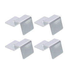 4Pièces Fixations Couvercle Aquarium Acier Inoxydable Argent Élégant