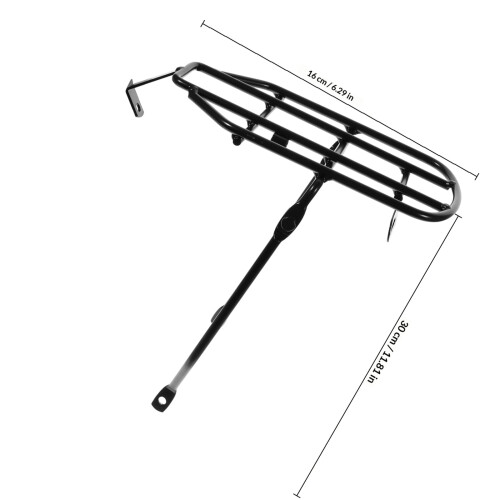 Support Arrière Noir Mat Épais Durable Pour Enfants 1