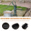 2Pièces Joint À Main Caoutchouc Noir Durable Pour De Puits 5