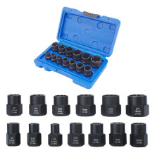 1Ensemble Outil Extracteur D'écrou Serré Noir Acier Auto