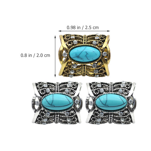 3Pièces Anneaux De Châle Pour En Coloré Usage 1