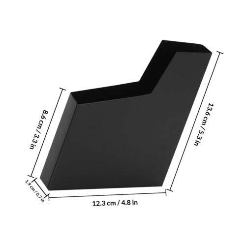 10Pièces Étui Rangement Cartes Jeu PP Noir Compact 1