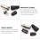 4Pièces Prises Xlr Audio En Abs+zinc 3 Pour Câble Micro 4