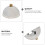 1Pièces Couvercle Steak Cuisine Acier Couleur Argent 5