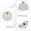 1Pièces Couvercle Steak Cuisine Acier Couleur Argent 6