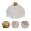 1Pièces Couvercle Steak Cuisine Acier Couleur Argent 10