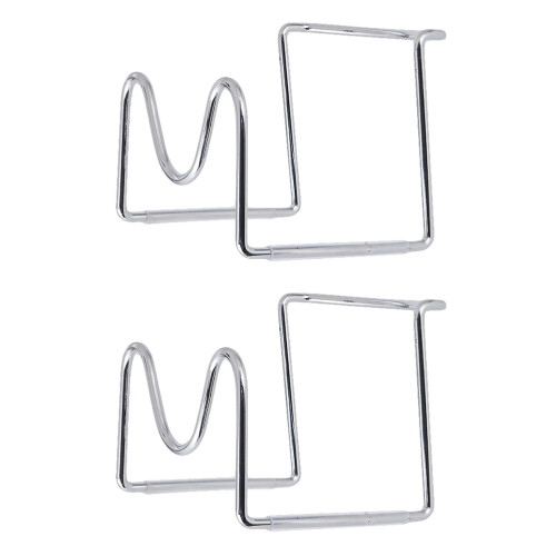 2Pièces Porte- 5L Argent Robuste Antidérapant Facile À Transporter 2