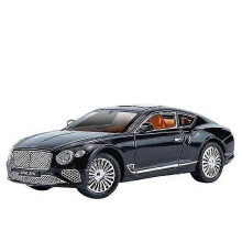 1/24 Bentley Continental Gt Model Car Alloy Diecast Toy Car Collectible Pull Back Toy Vehicle with Sound And Light Door Can Be Opened