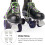 1Set Weißer Roller Skates Bremsmatte PU Und Strapazierfähig 4