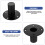 1Pièces Support Enceinte Fer Noir Avec Base Plate Et Fixation 5