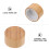 10Pièces Bouchons En Bambou Pour Flacons Huile Clair 5