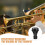 Sordina Pratica Tromba Nera in ABS Design Elegante E Resistente 5
