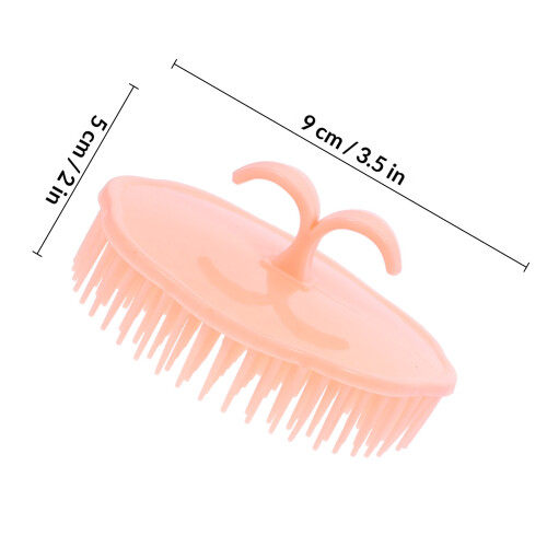 8Pz Spazzola E Capelluto Rosa Massaggio Relax 1