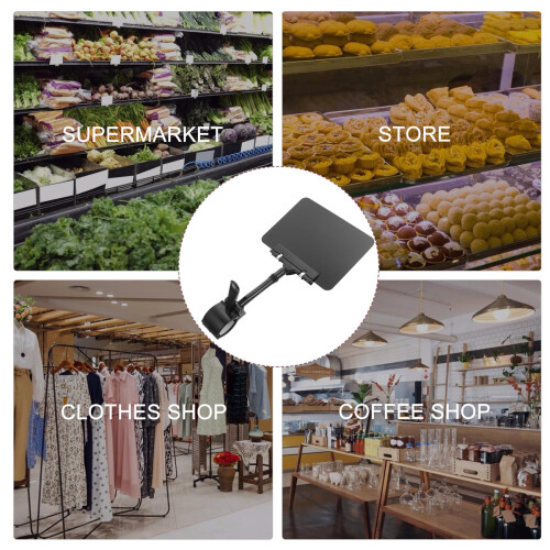 6Pièces Tableaux Prix PVC Effaçables Pour Rayons Supermarché 2