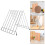 1Pièces Range Cuisine Design Ouvert Argent 5