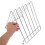 1Pièces Range Cuisine Design Ouvert Argent 6
