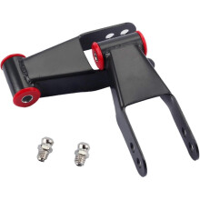 2 Inch Suspension Rear Lowering Shackle Kit Compatible with Chevy Silverado GMC Sierra 1500 C1500/C2500 1988-2018 Replace# 410520