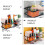 1Ensemble Porte-Objets Salle De Bain Noir Facile À Installer 4