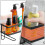 1Ensemble Porte-Objets Salle De Bain Noir Facile À Installer 6