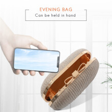 Golden Evening Clutch-VäSka DamväSkor BröLlopsväSkor GläNsande HandväSkor BrudmetallbåGe Clutches VäSka Kedja AxelväSka