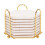 8 PC Coasters for Drinks Absorbent with Holder Marble Design Ceramic Coaster Set Super Absorbent Hot and Cold Drink 1