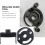 1Ensemble Guide Perçage Droit Aluminium Noir Outil Menuiserie Maison 5