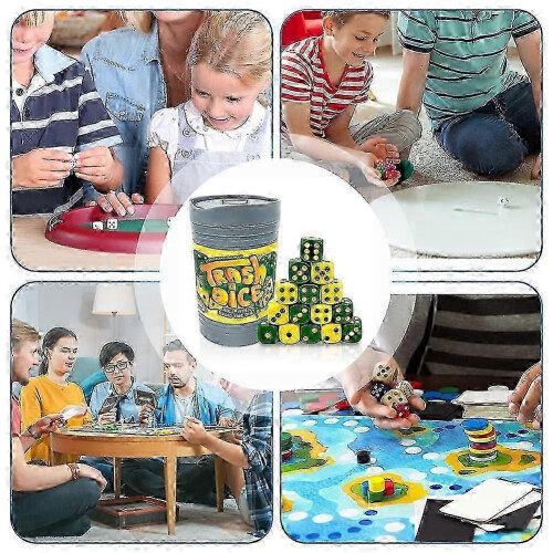 Trash Dice, Fast-Paced Family Dice Game, Exciting 2-Player Board and Dice Game 2