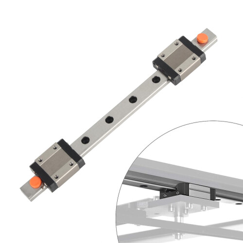 MGN12C 200mm Steel Linear Guide Rail 2pcs 2.84kN