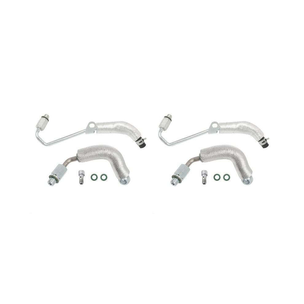 4Pcs Turbocharger Cooling Feed Pipe And Coolant Return Hose 55568031 55567067 For Cruze Encore 6033736307529