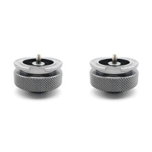 2X Adaptador de Fogão Camping Xbz13 Conector de Tanque Conversor de Cartucho Tipo Parafuso
