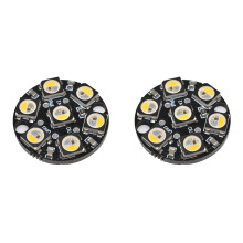 2X SK6812 RGBW Round Full Color Black Single Point Single Control Ring Development Board 7 Bit DC5V